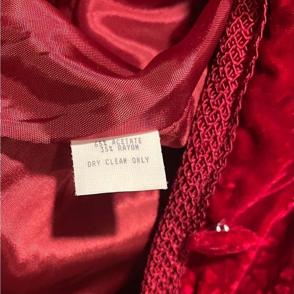 Max & Mabel Cranberry Red Jacket Blazer Size 1 - Picture 2 of 4